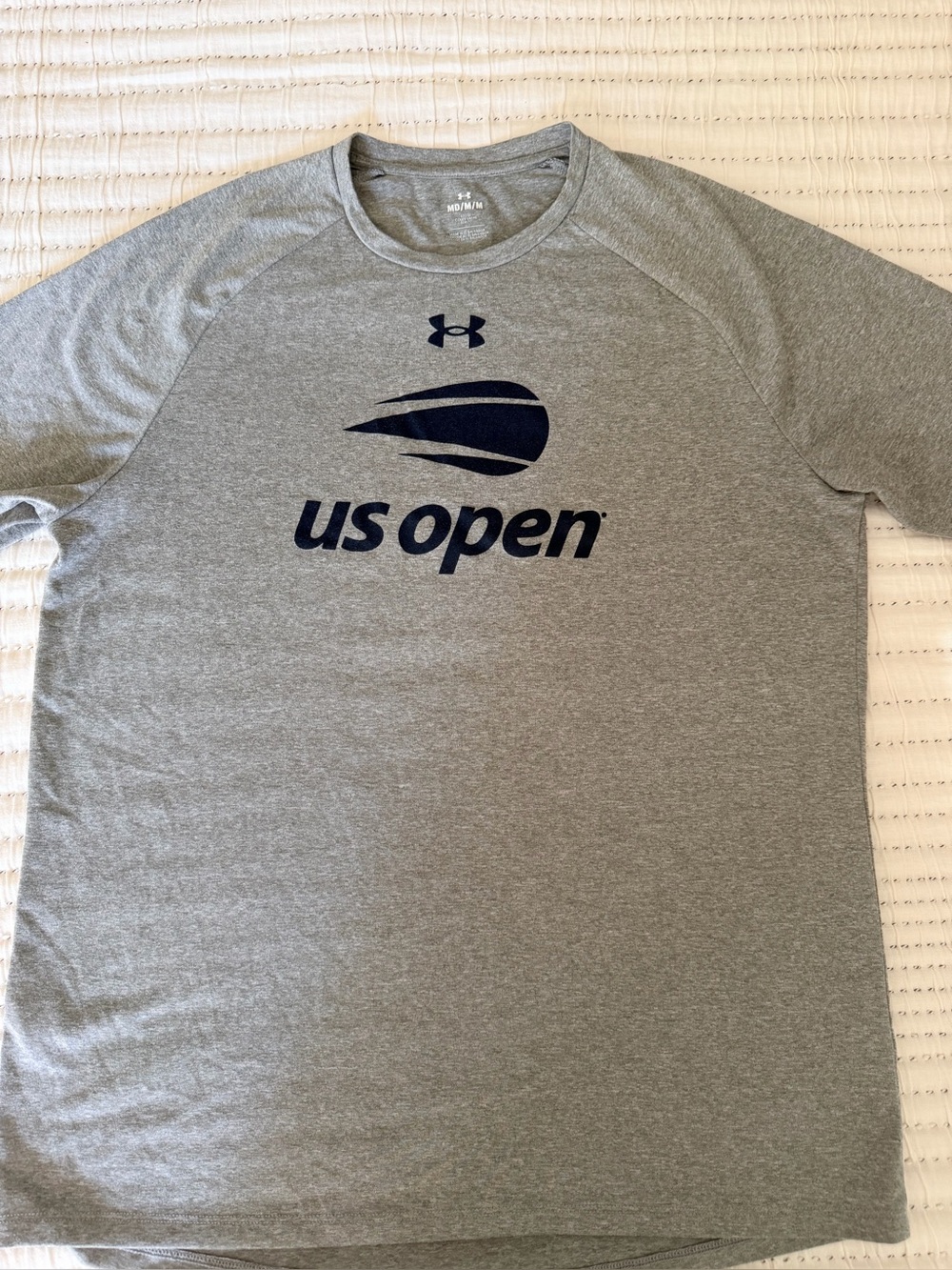 New Under Armour US Open Men's Grey Performance T-Shirt size M